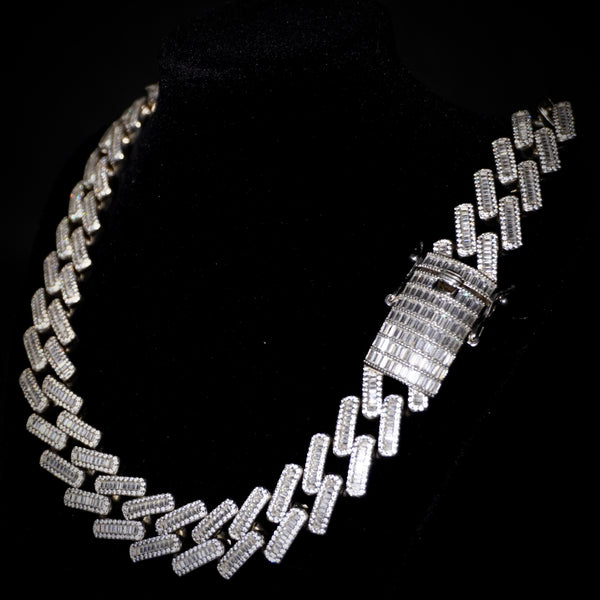 BAGUETTE MIAMI CUBAN LINK CHAIN